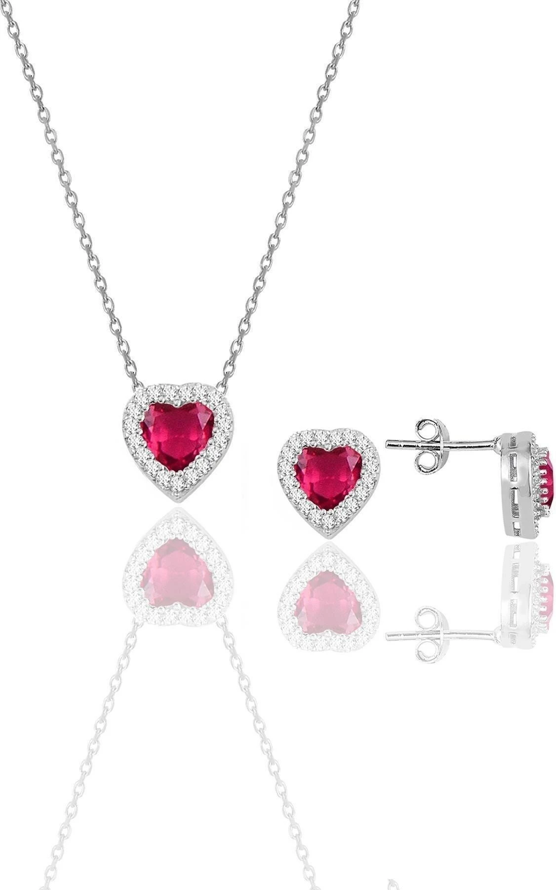 Set varëse dhe vathë argjendi, ngjyrë fuchsia, Jumeon, SGTL10139