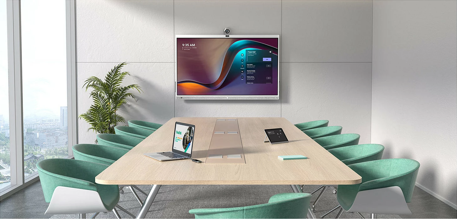 Panel interaktiv Yealink MeetingBoard 65", LED, 4K, Wi-Fi