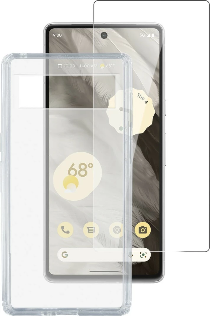 Mbështjellës 4smarts 540685, Google Pixel 8 Pro, 17 cm (6.7''), Transparent