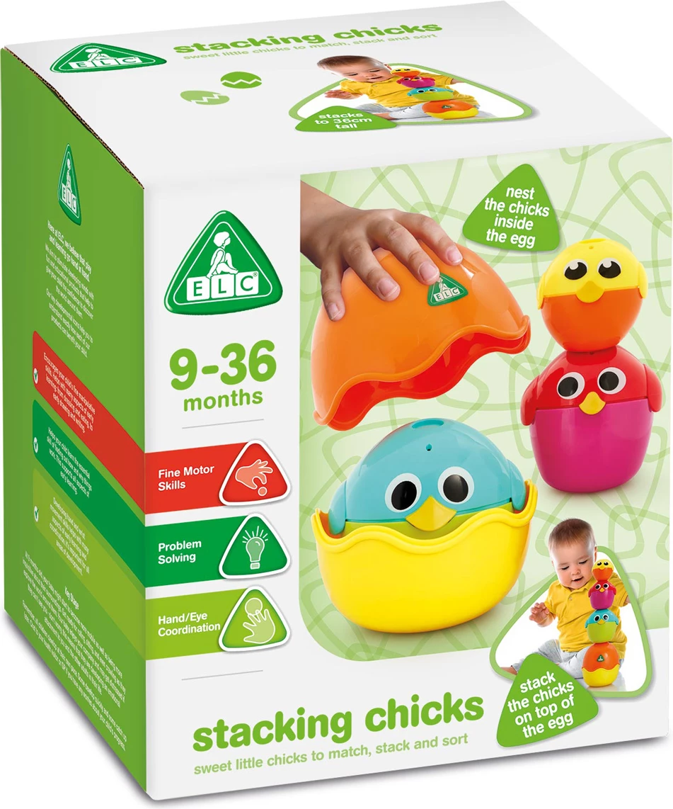 Set lodër për fëmijë Early Learning Centre Stacking Chicks