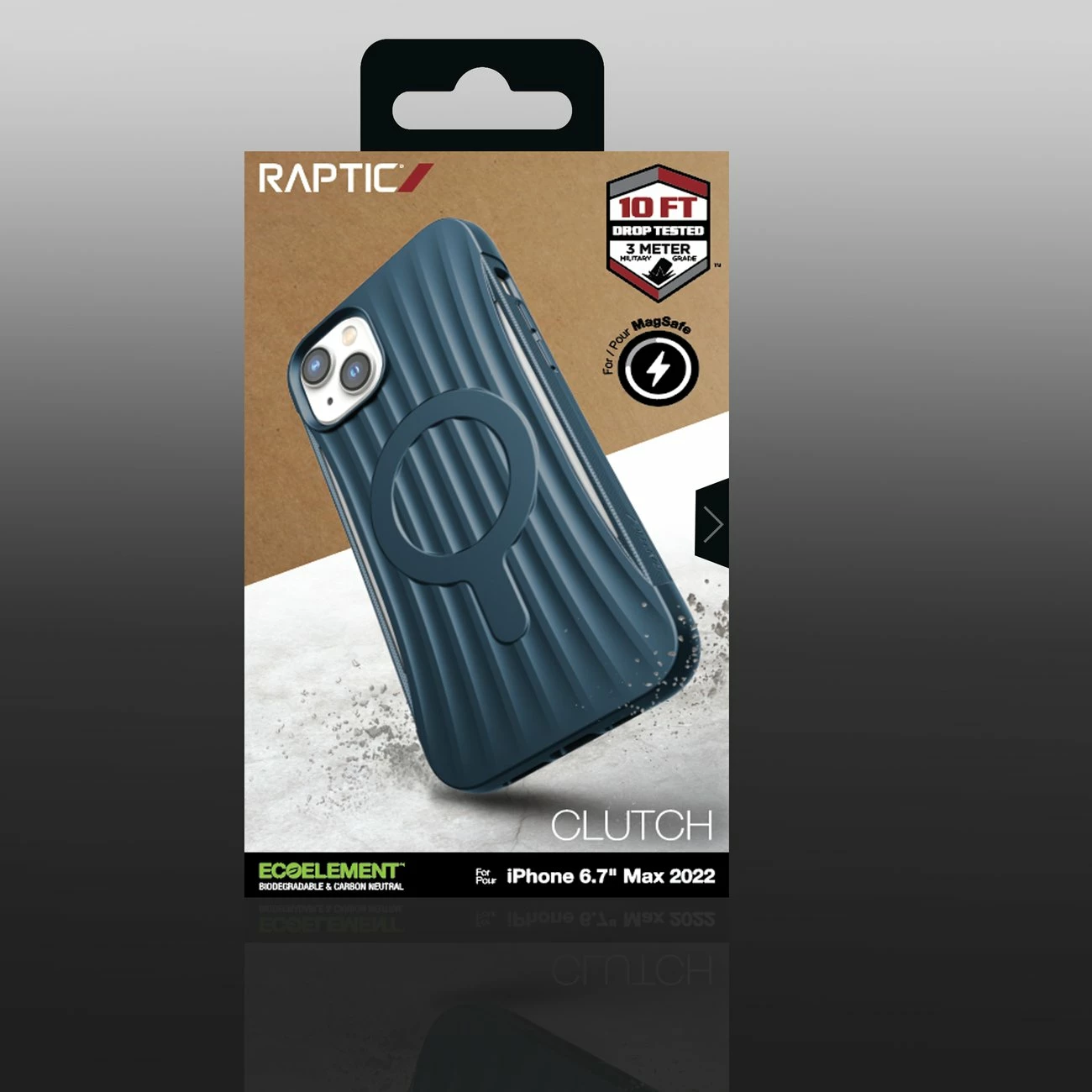 Mbështjellës Raptic X-Doria Clutch Case për iPhone 14 Plus me MagSafe, Blu