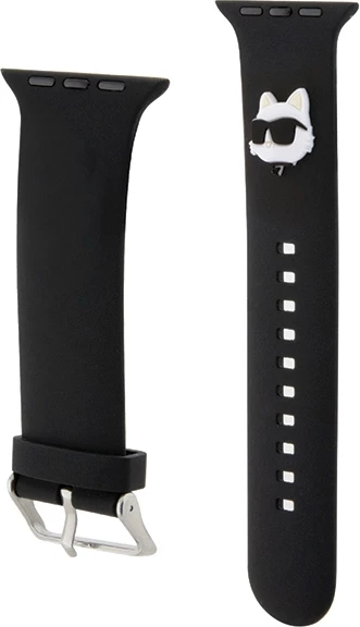 Rrip Apple Watch Karl Lagerfeld 3D Rubber Choupette Head, silikon, i zi, 38/40/41mm
