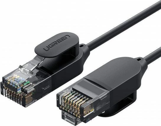 Kabllo Ethernet Ugreen NW122 Cat.6A UTP 2m, e zezë