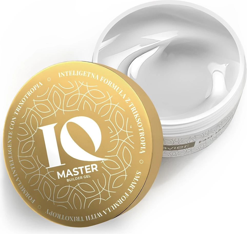 Xhel ndërtues për thonj Clavier IQ Master Tixotropic Building Gel për femra Clear 50g