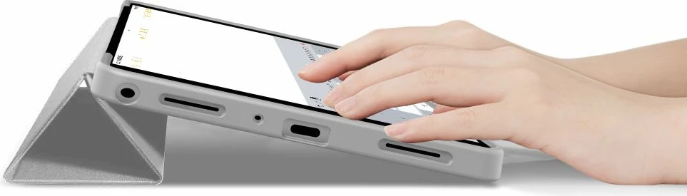 Mbështjellës Tech-Protect SmartCase për Samsung Galaxy Tab A9+ / Tab A11+ Plus 11" (X210/X215/X216/X230/X235/X236), gri, 1 copë