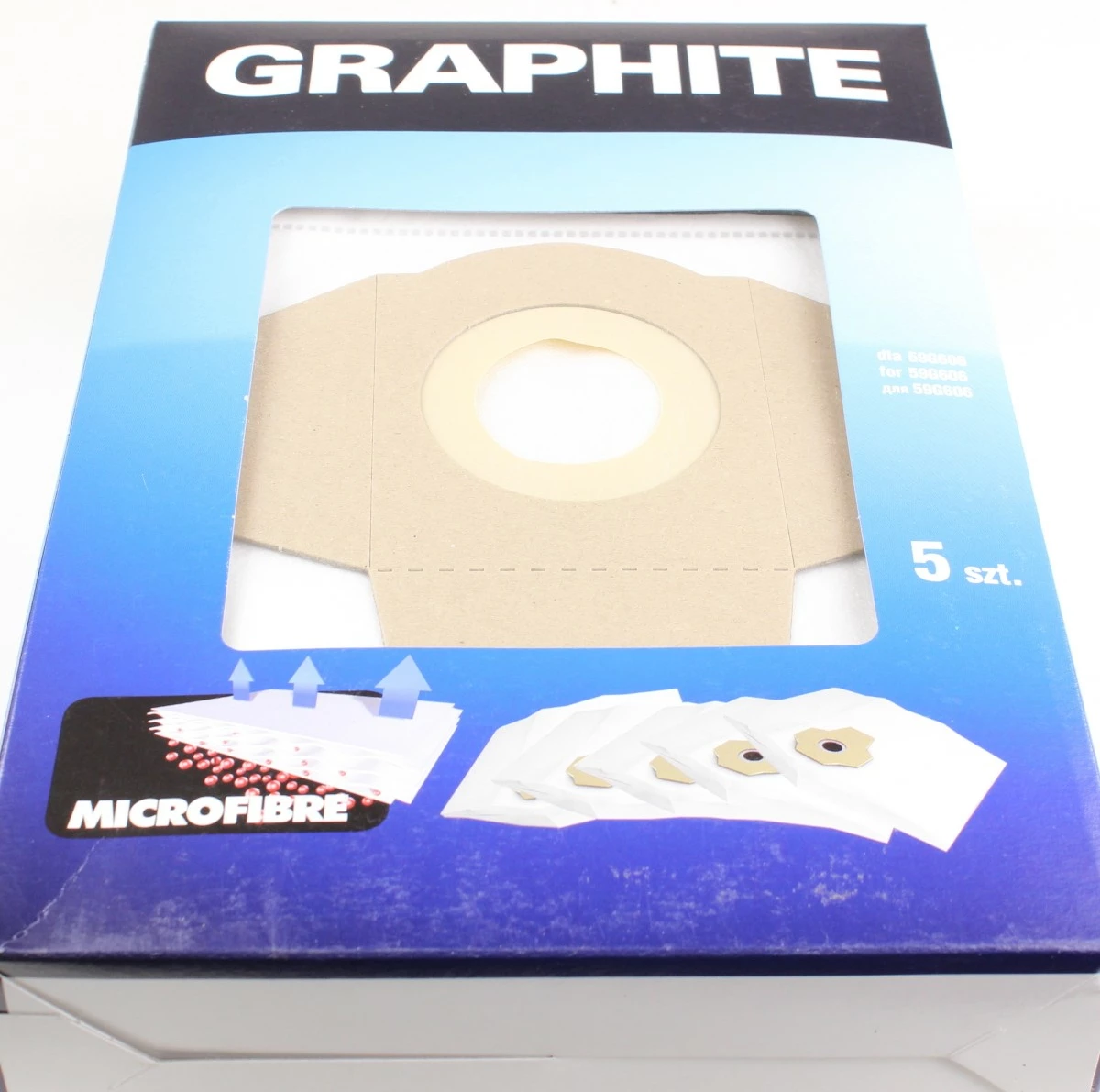 Qese fshese me korrent Graphite 59G607-145 mikrofibër, 5 copë