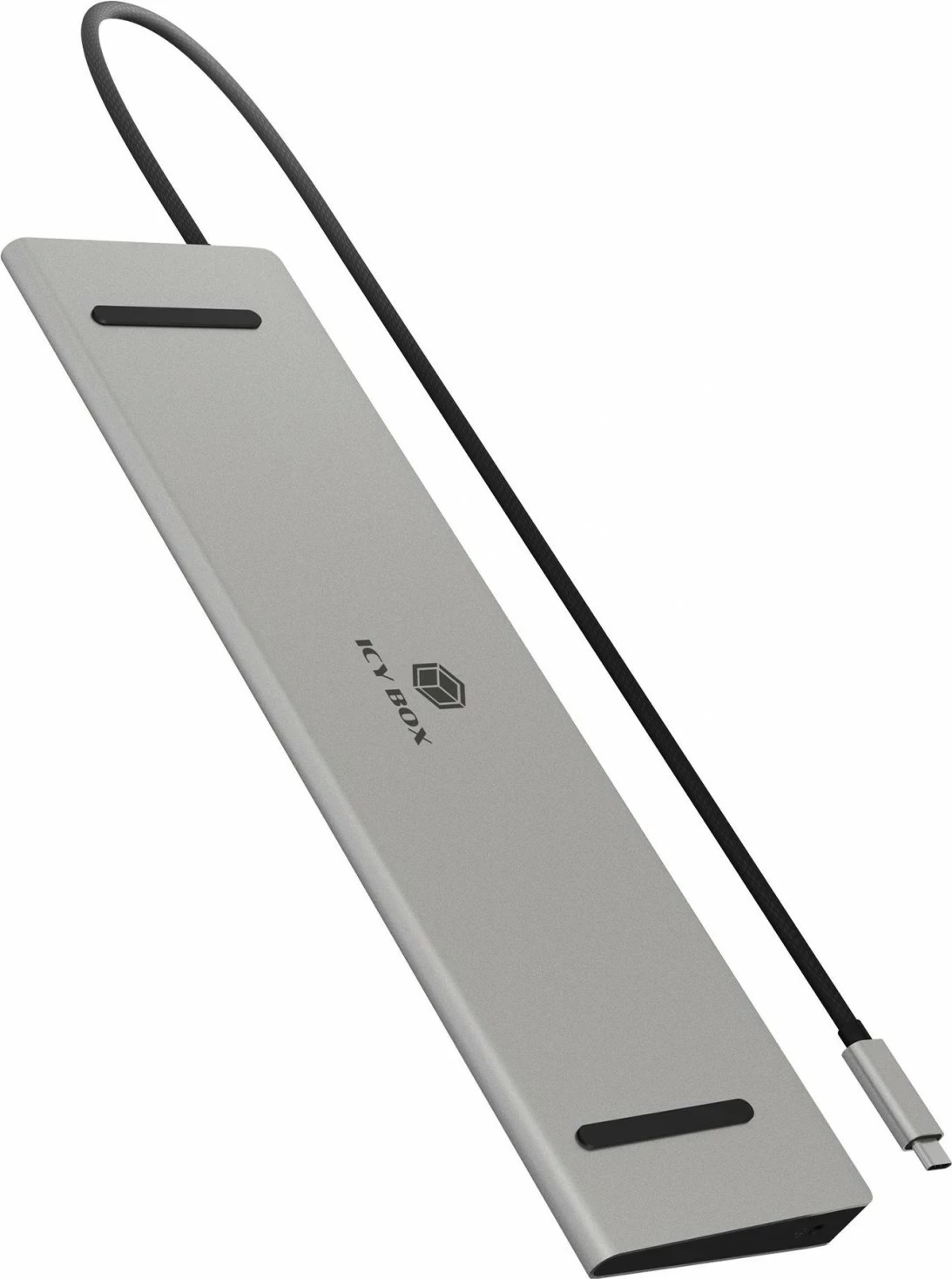 Docking station ICY Box 11w1, 3x USB 3.0, 2x HDMI, 1x VGA, USB Type-C, gri