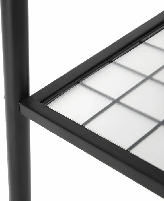 Stendë rrobash SONGMICS HSR23BK 92.5×33.5×153 cm me shufër varëse dhe raft poshtë, e zezë mat