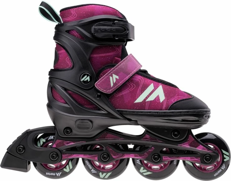 Rollera për fëmijë Dr Martens, të zeza/rozë