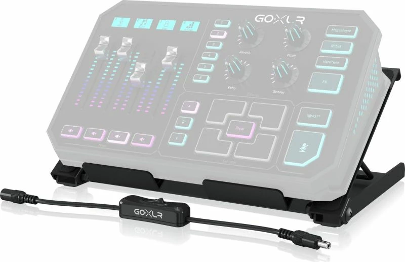 Stendë tavoline TC Helicon GO XLR, e zezë