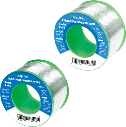 Tel saldimi LogiLink, pa plumb, 1.0 mm, 100 g