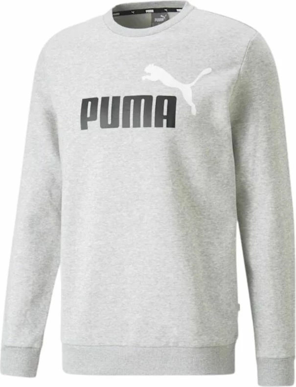 Duks Puma ESS+ 2 Col Big Logo Crew FL M për Meshkuj, Gri
