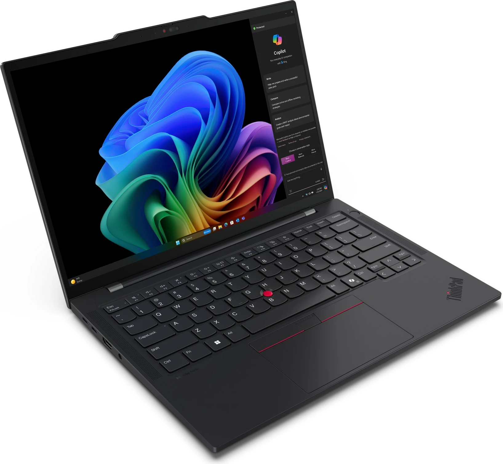 Laptop Lenovo ThinkPad T14s, 14", Qualcomm Snapdragon, 32GB RAM, 1TB SSD, i zi (DE keyboard)