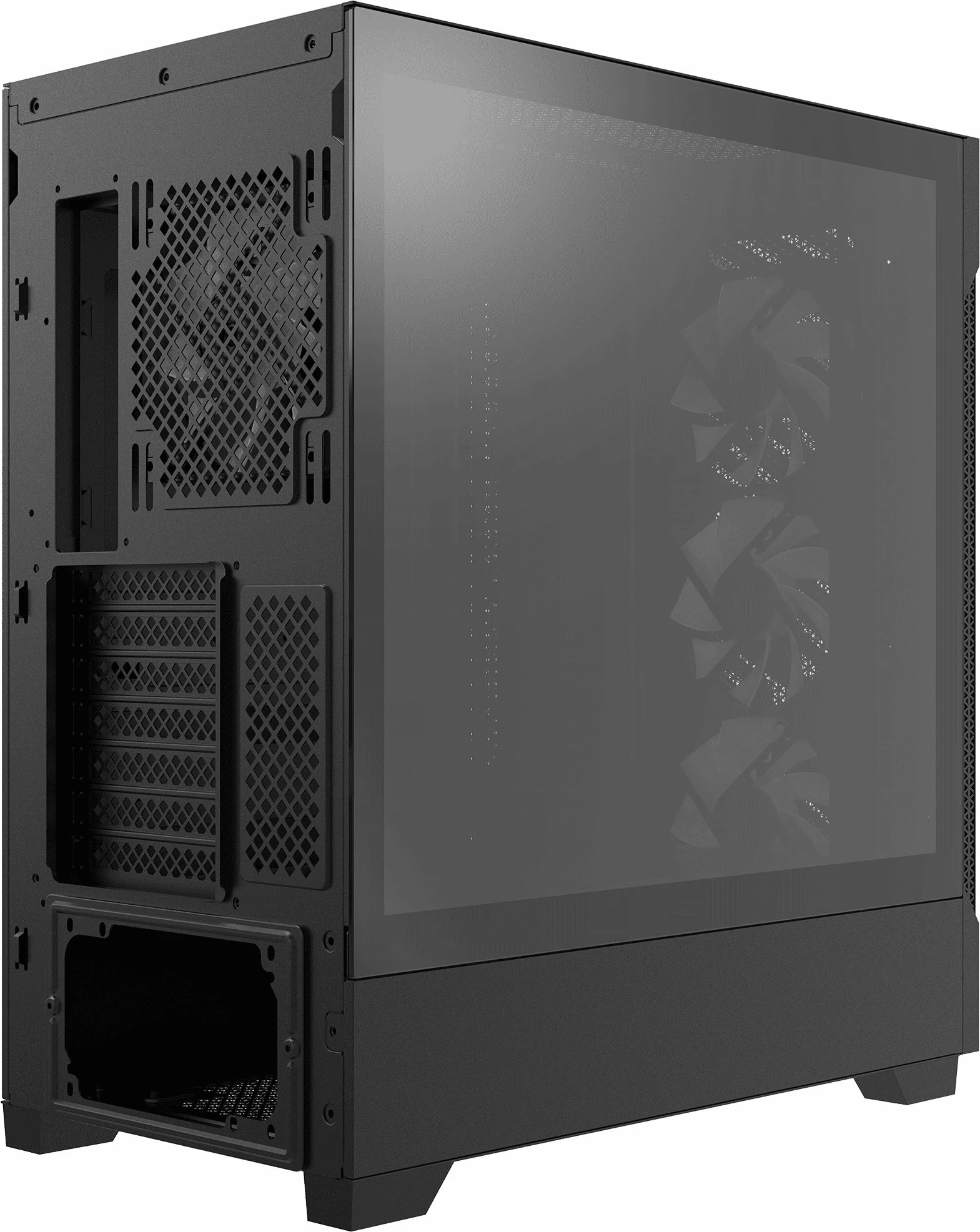 Kasë XPG Starker Air BTF ARGB (STARKERAIRBTFMTA-BKCWW) Midi Tower ATX/E-ATX, USB-C, 4x 120mm ARGB fan, e zezë
