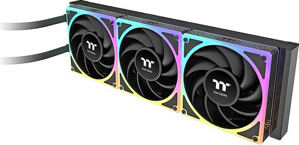 Ftohës uji AIO Thermaltake MAGCurve 360 Ultra ARGB Sync, 360mm, 3x120mm, ekran AMOLED 6.67", i zi