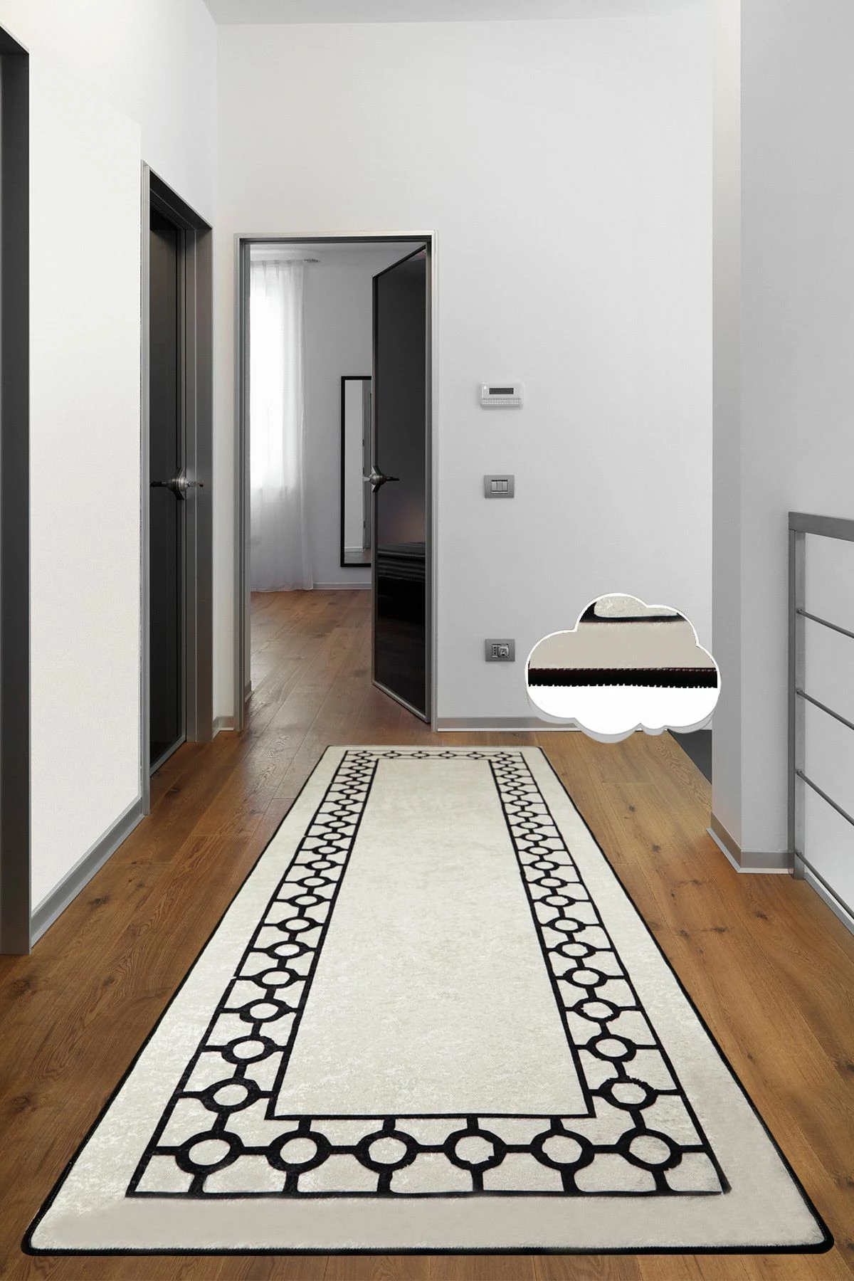 Qilim korridori, ngjyrë ecru, Conceptum Hypnose, Bague, 80x300cm