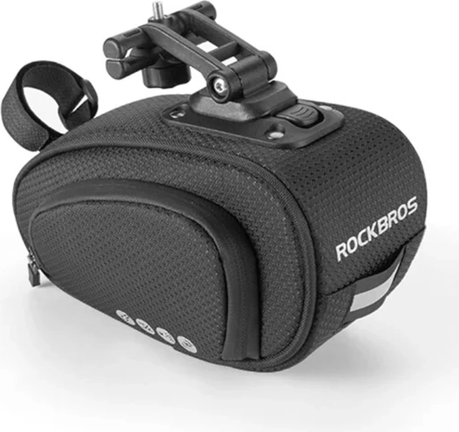 Çantë biçiklete Rockbros C40, nën sedilje, 1.2L, e zezë