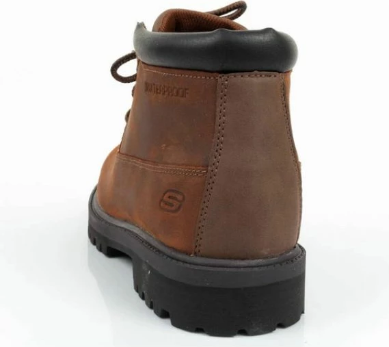 Këpucë për meshkuj Skechers, kafe