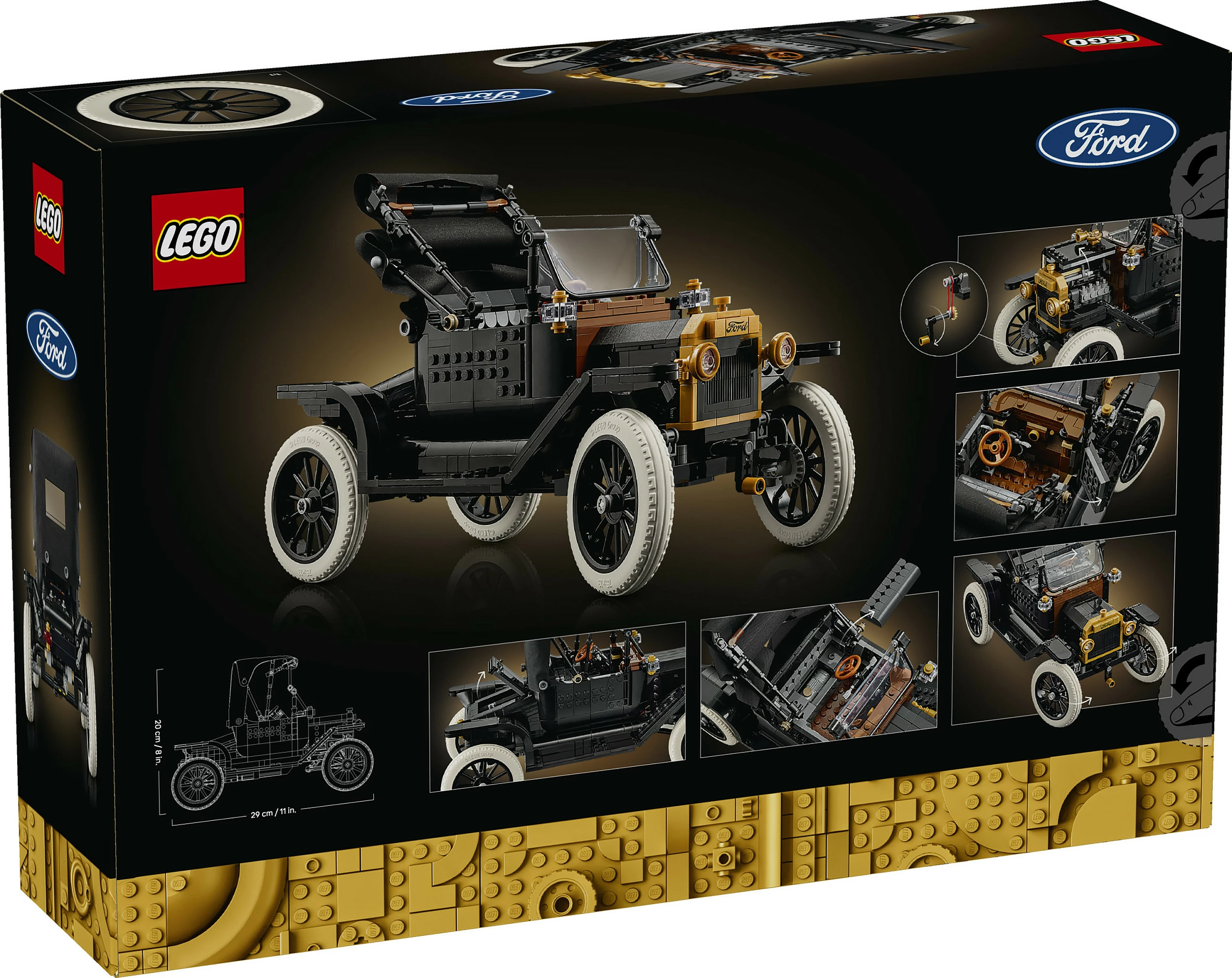 Set ndërtimi LEGO Icons Ford Model T 11376, 1060 copë, multicolor