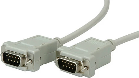 Kabllo serike RS232 VALUE DB9 mashkull-mashkull, 1.8 m, e hirtë