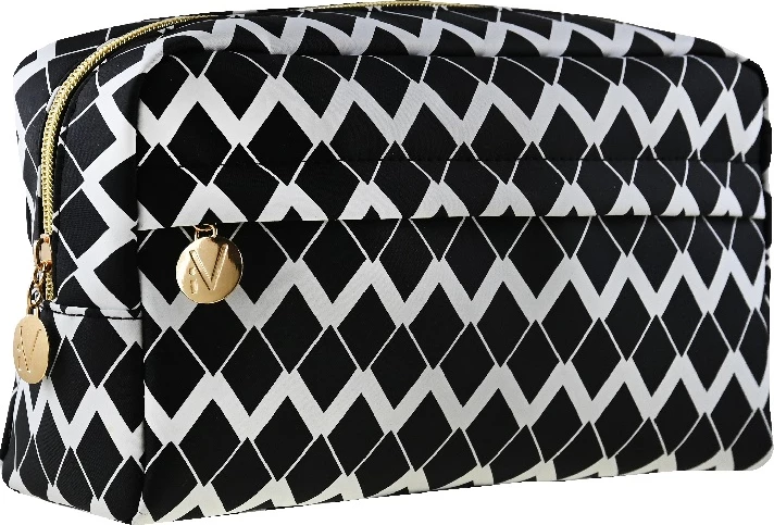 Çantë kozmetike Inter Vion Black & White rectangular Large për femra, black & white, 1 art