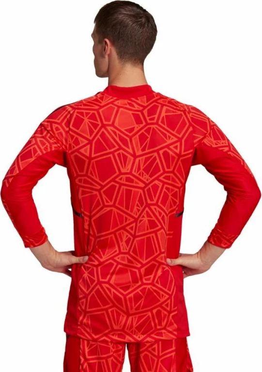 Fanellë portieri adidas Condivo 22 me mëngë të gjata për meshkuj, e kuqe