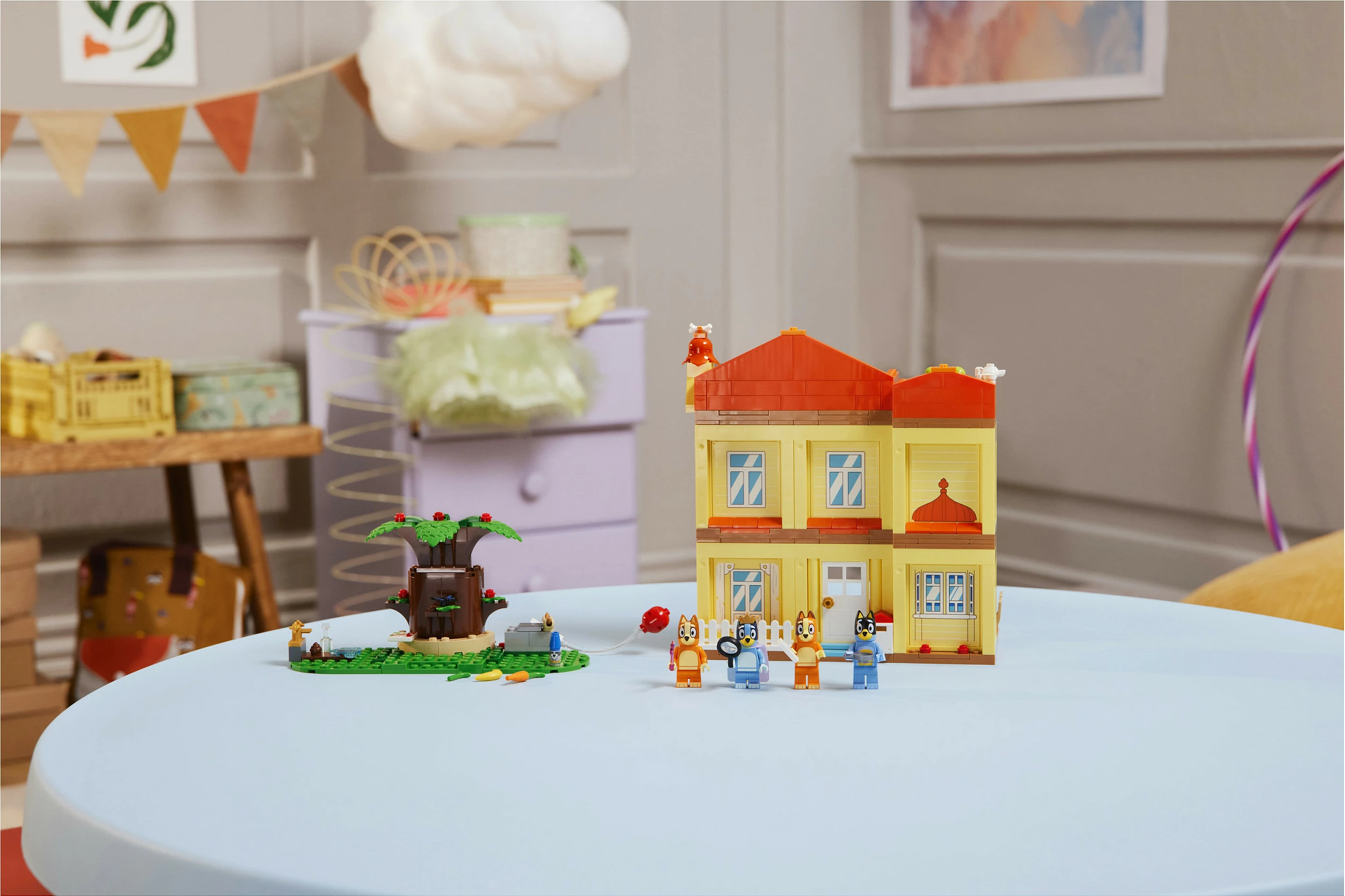Set ndërtimi LEGO Bluey 11203 Bluey’s Family House, 382 copë, 4+, multikolor