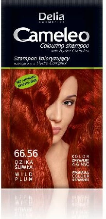 Shampo ngjyrosëse Delia Cosmetics Cameleo 66.56 Wild Plum, pa amoniak, vjollcë