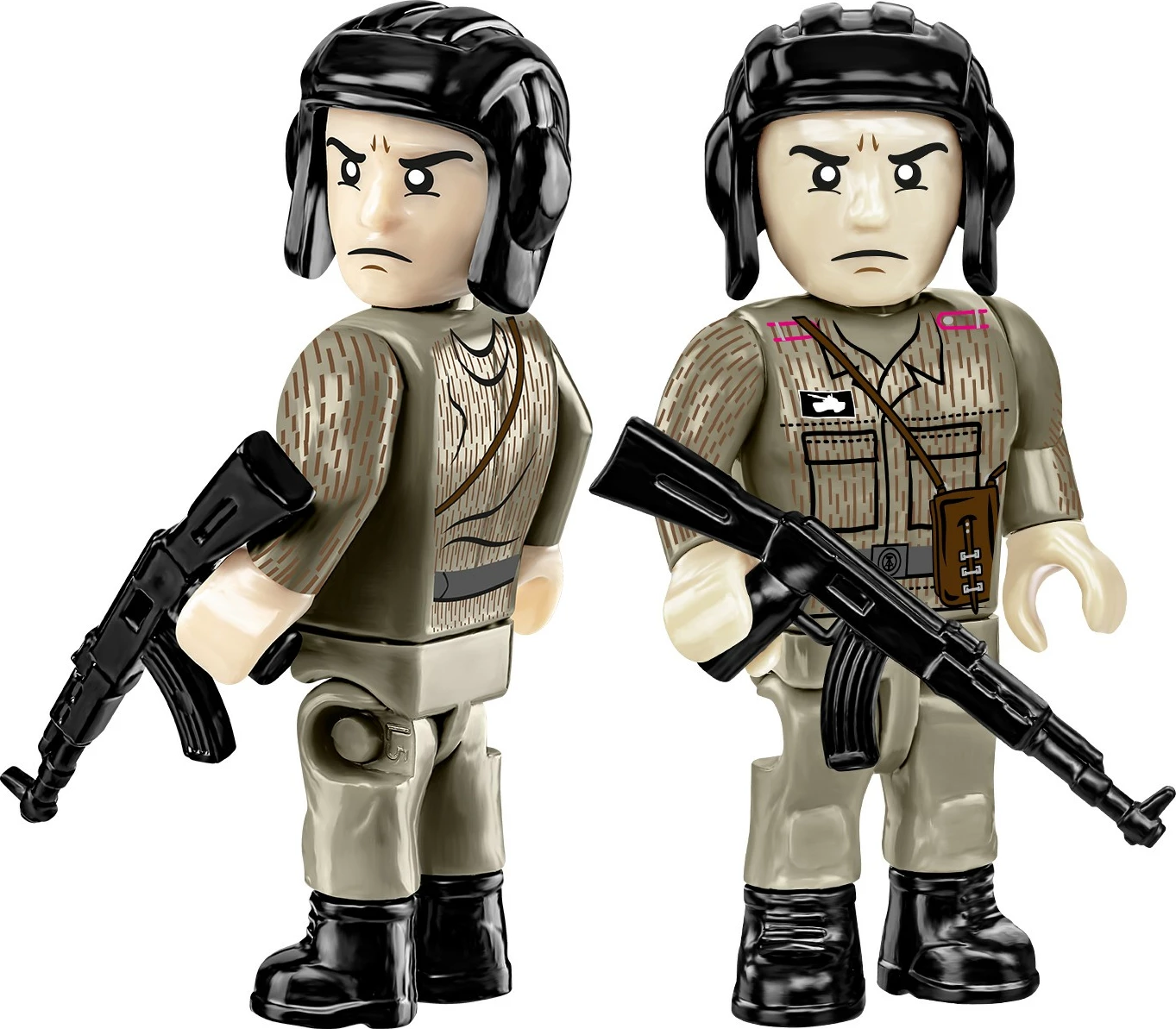 Set lodrash ndërtimi Cobi Klocki T-72 Armed Forces, 680 pjesë, me figurë, Jeshile