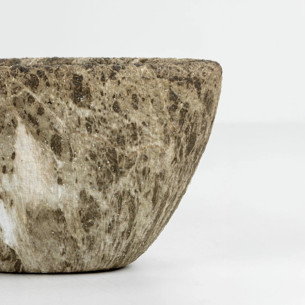 Set vazo për bimë NANGA, 2 copë, qeramikë, bezhë-kafe, 46x22x20cm