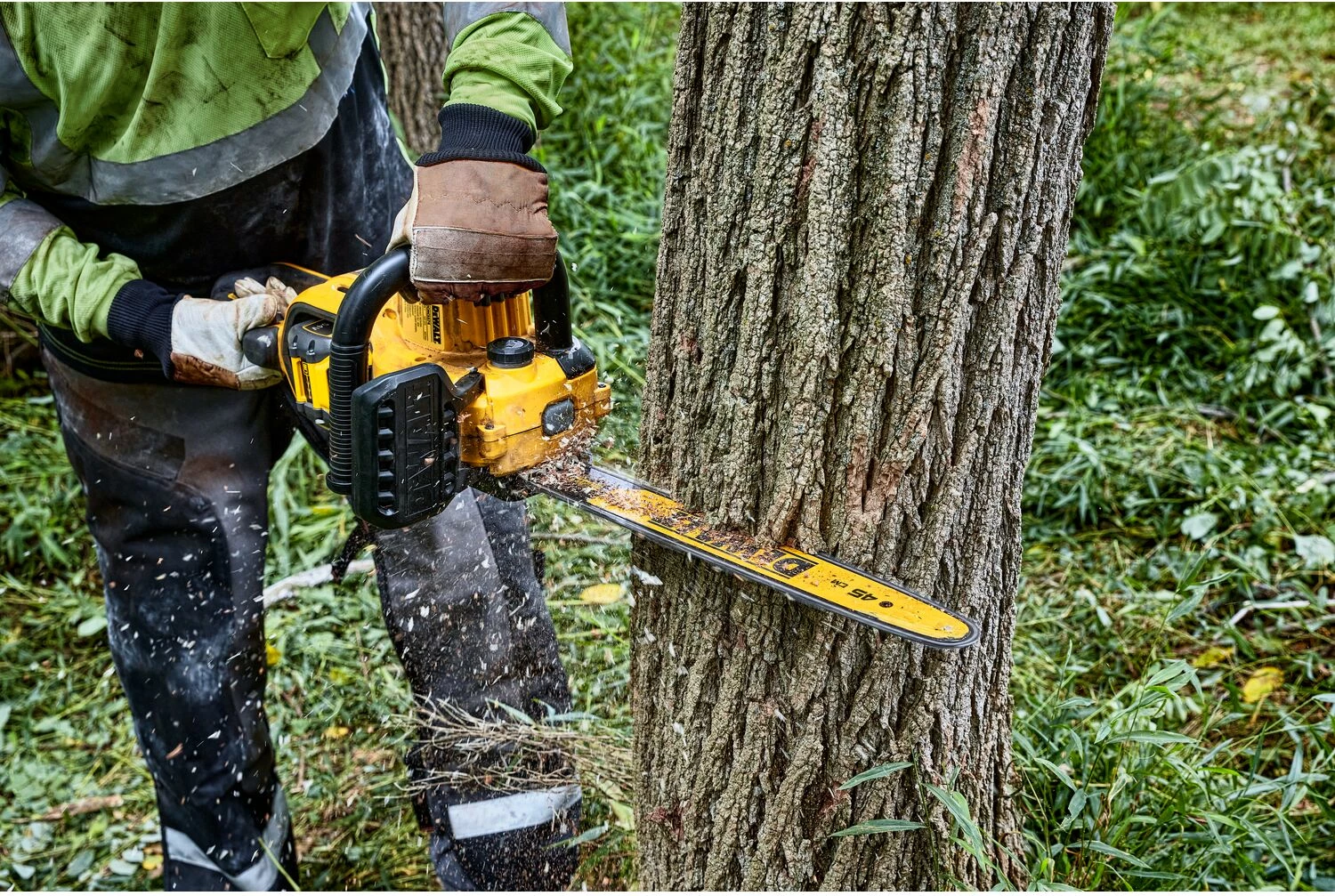 Sharrë zinxhir aku Dewalt DCMCS574N 54V XR FLEXVOLT, shinë 45 cm, pa bateri