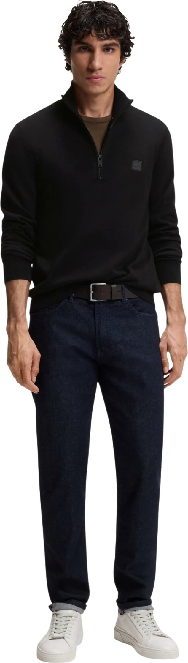 Xhemper për meshkuj BOSS Kanobix S 50527585, i zi [Madhësia: XL]