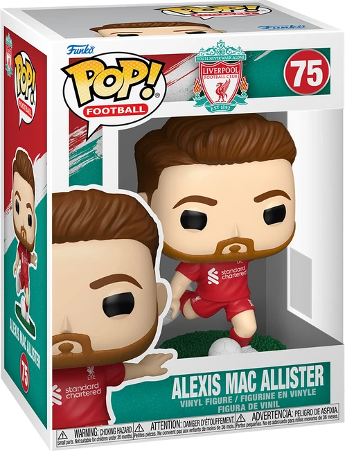 Figurinë koleksionuese Funko POP Football Liverpool Alexis Mac Allister, vinyl