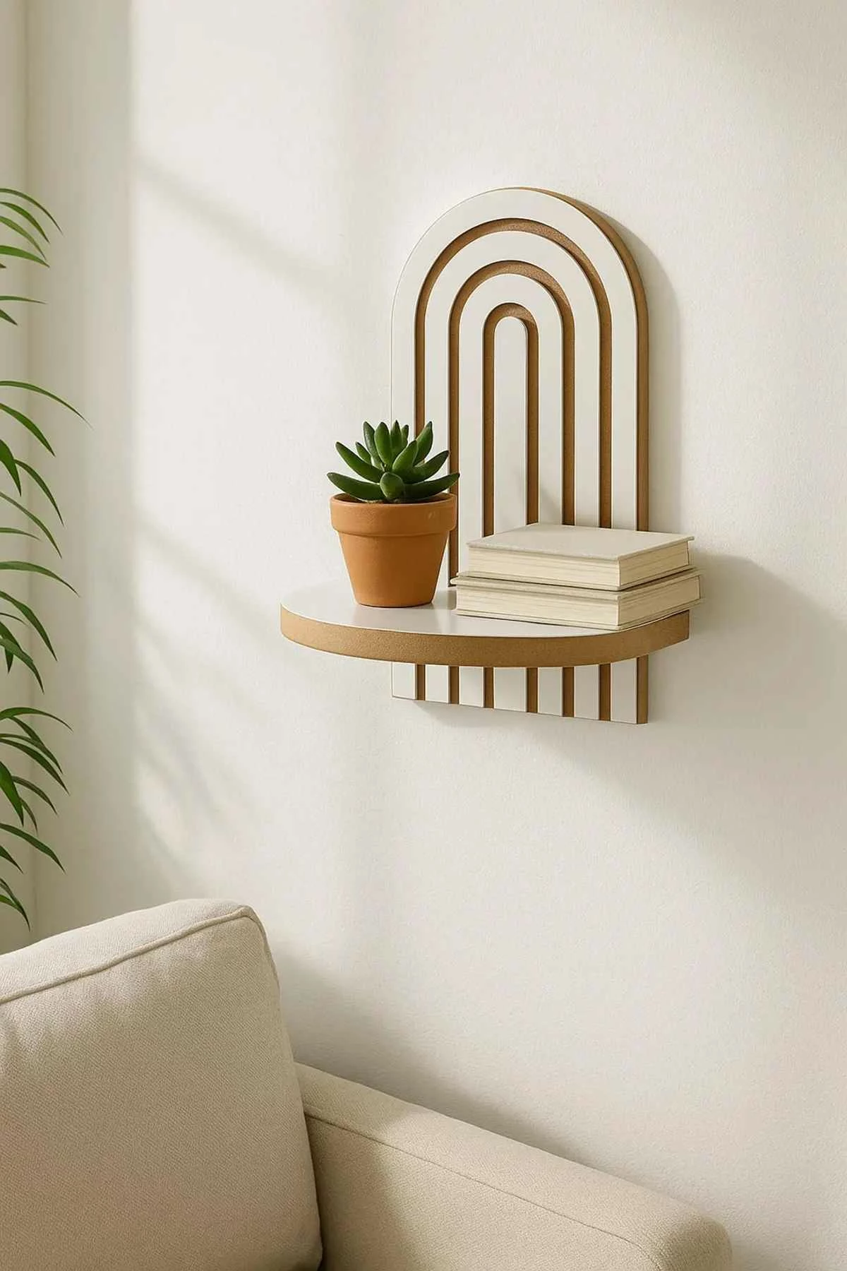 Raft muri Skye Decor, i bardhë, Artmtkwll1