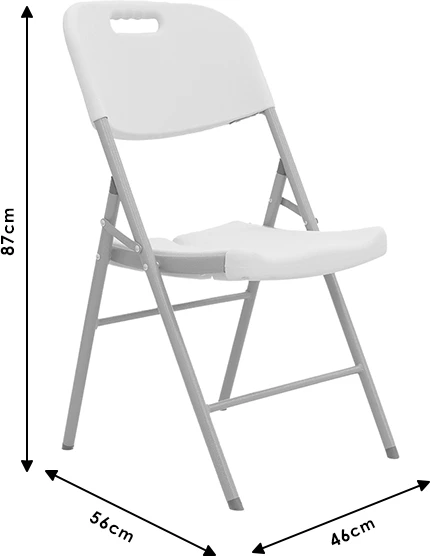Karrige palosëse për konferenca, Zora, e bardhë, set prej 4 cope