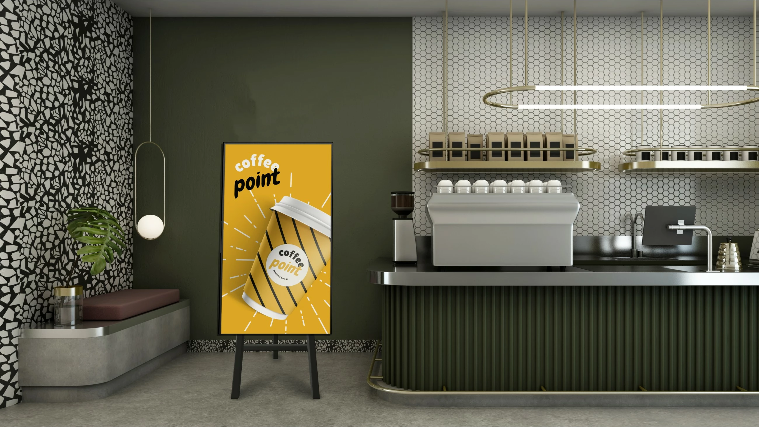 Ekran i madh Sony FW-55EZ20L, 55 inç, 4K Ultra HD, LED, Android, Wi-Fi