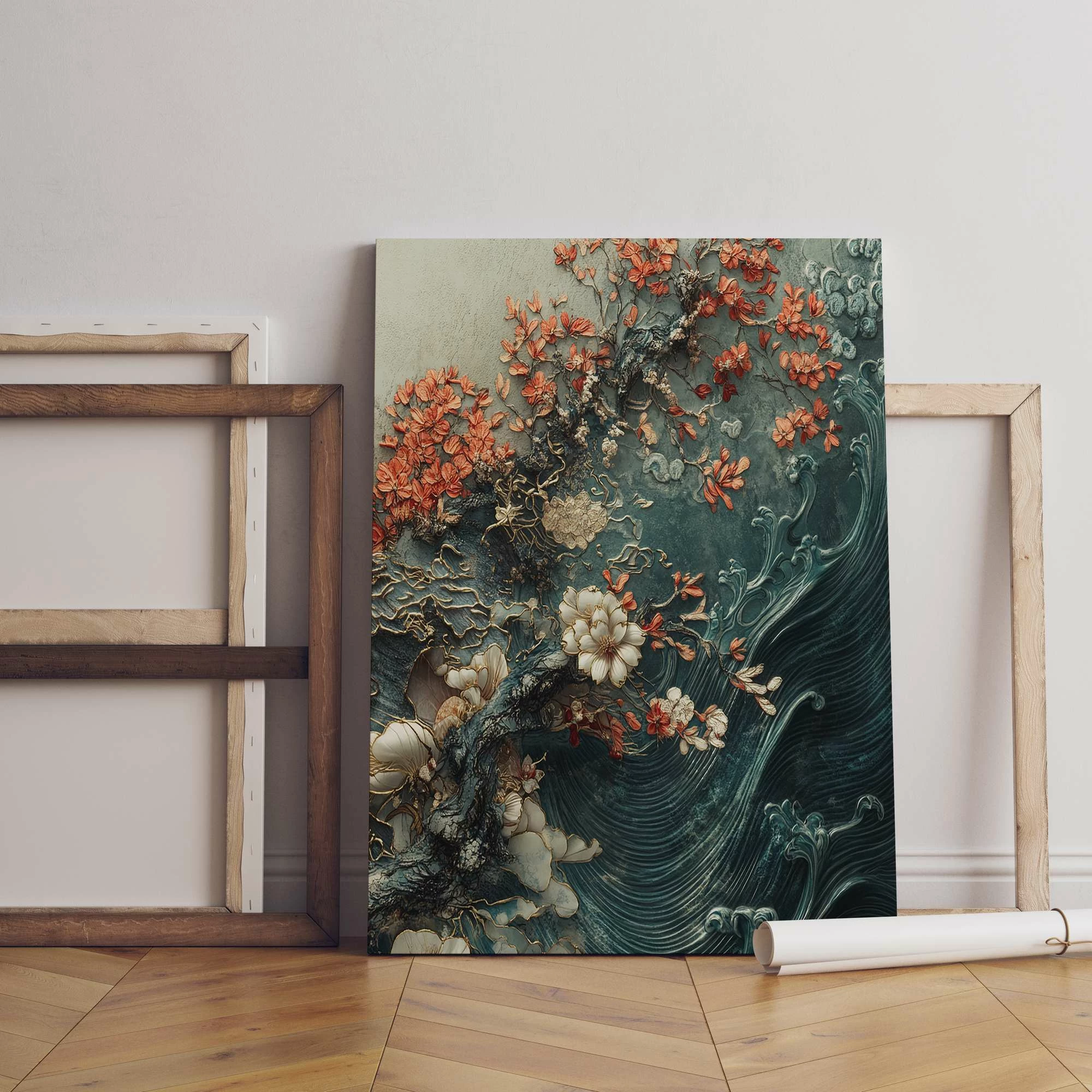Pikturë dekorative në kanavacë, shumëngjyrëshe, Wallity, Hm_Cnvs26-25, 50x70cm