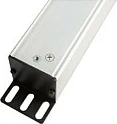 Zgjatues rryme 19" GoodConnections GC-N0087, 8x Type F (Schuko), 1.8m, me switch, zi/argjendtë