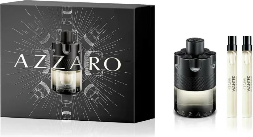 Gift Set Azzaro The Most Wanted Intense Eau De Toilette, 100ml +  Minis 2 x 10ml