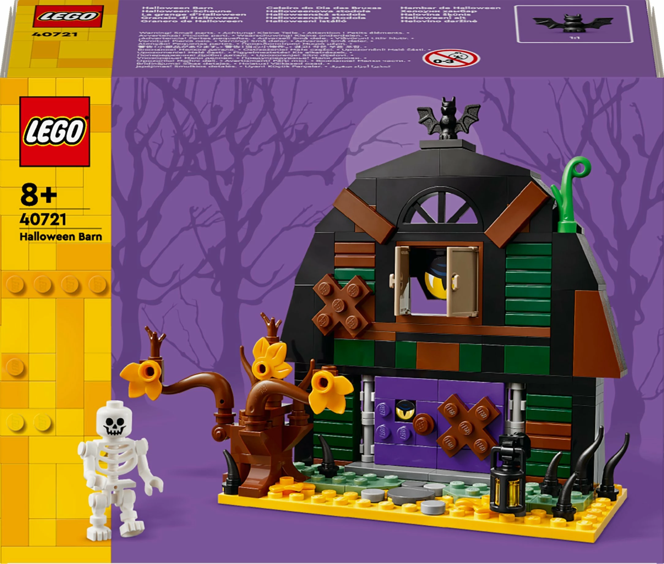 Set LEGO Halloween Barn 40721, 205 pjesë, 8+