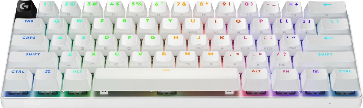 Tastierë gaming Logitech PRO X 60 TKL LIGHTSPEED, RGB, e bardhë