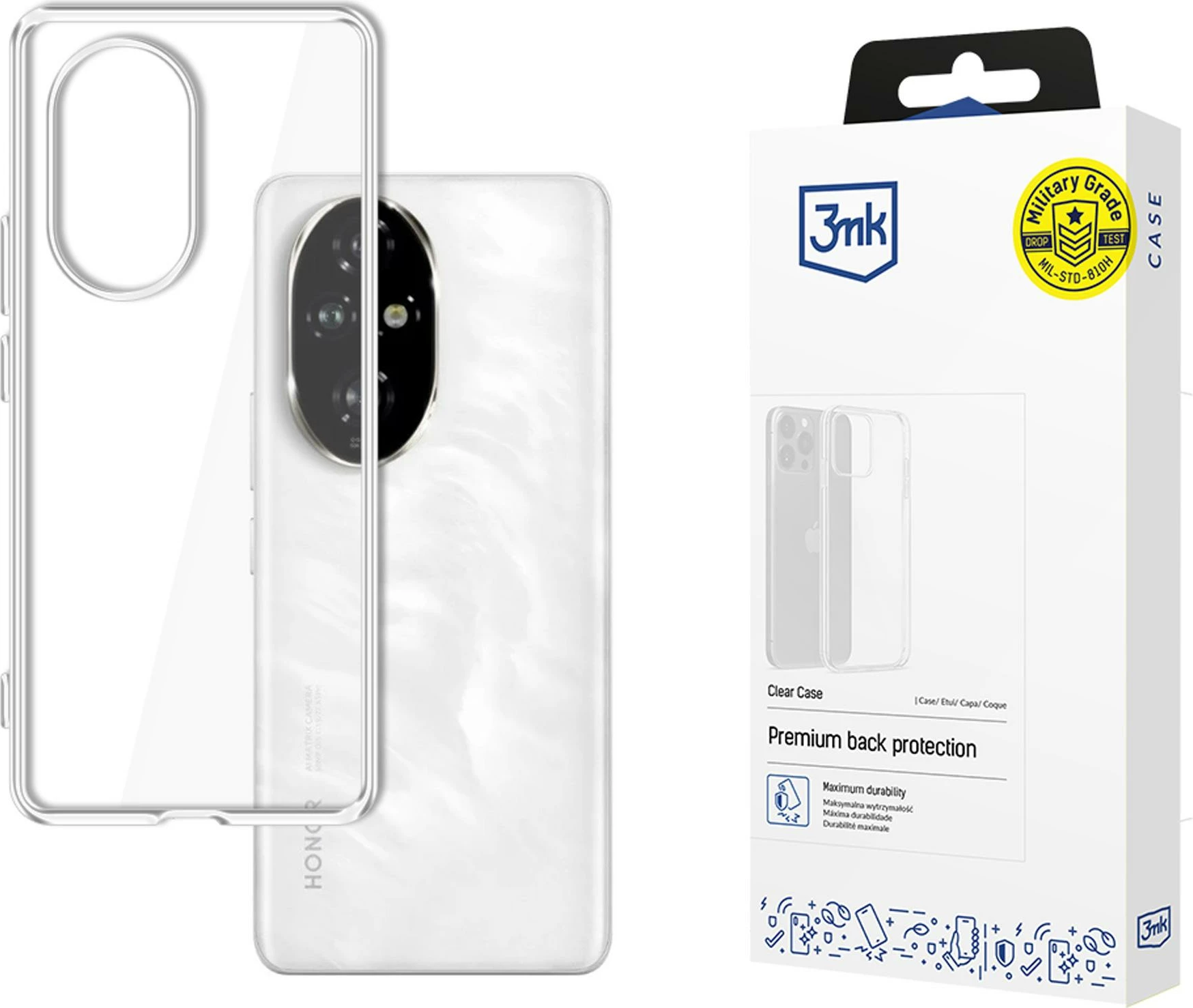 Mbështjellës 3mk Protection Clear Case për Honor 20, Transparent