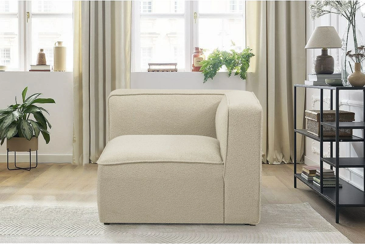 Kolltuk një vendësh Atelier del Sofa, More S-M2, ngjyrë kapuçino