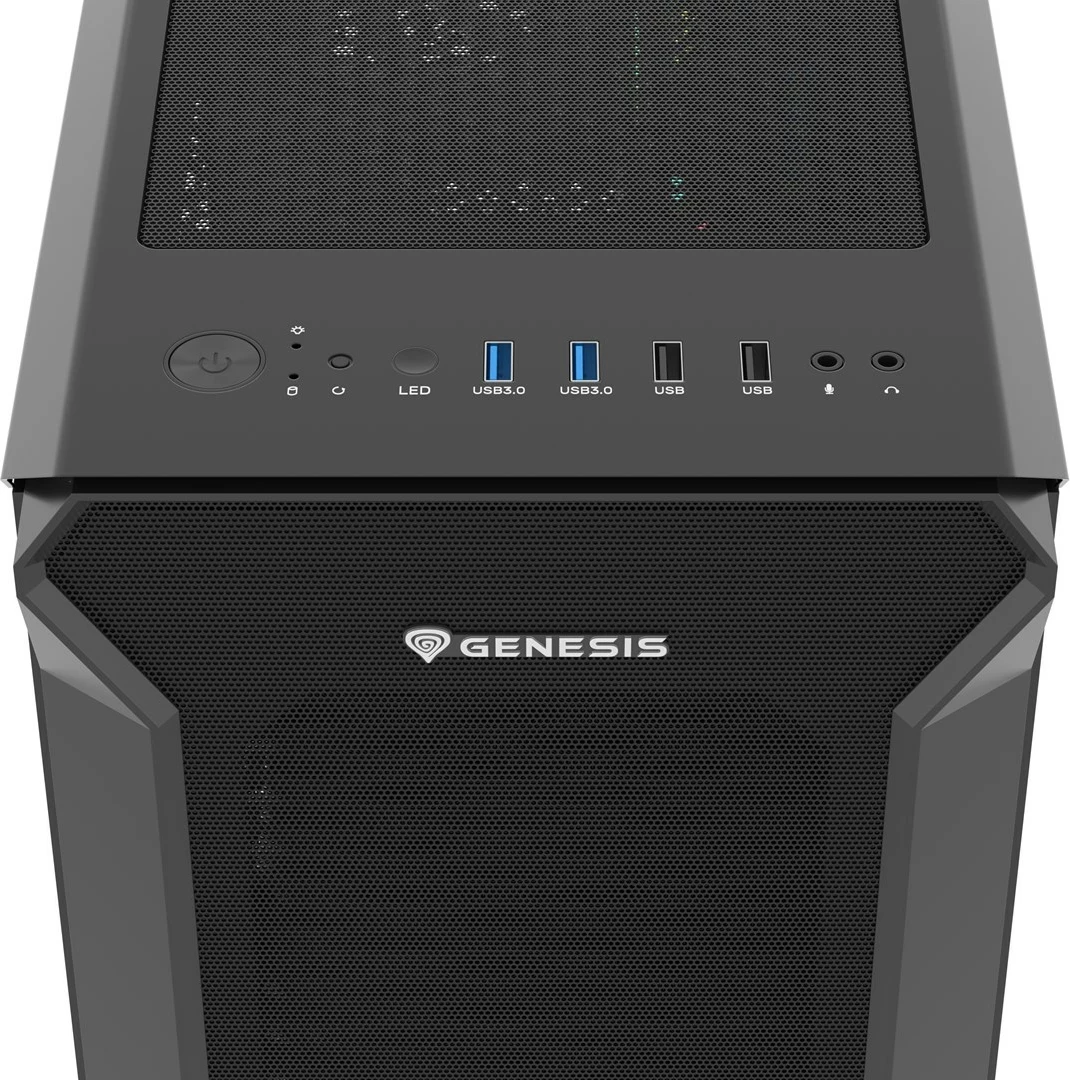 Kasë GENESIS Irid 505F Midi Tower, e zezë