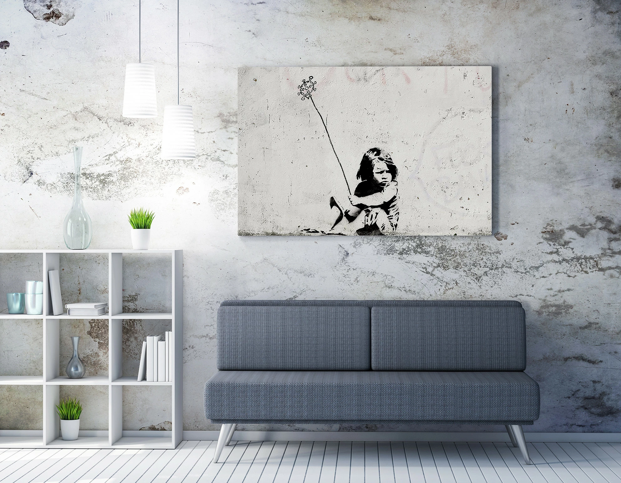 Pikturë dekorative në kanavacë Wallity, WY08, 70x100cm