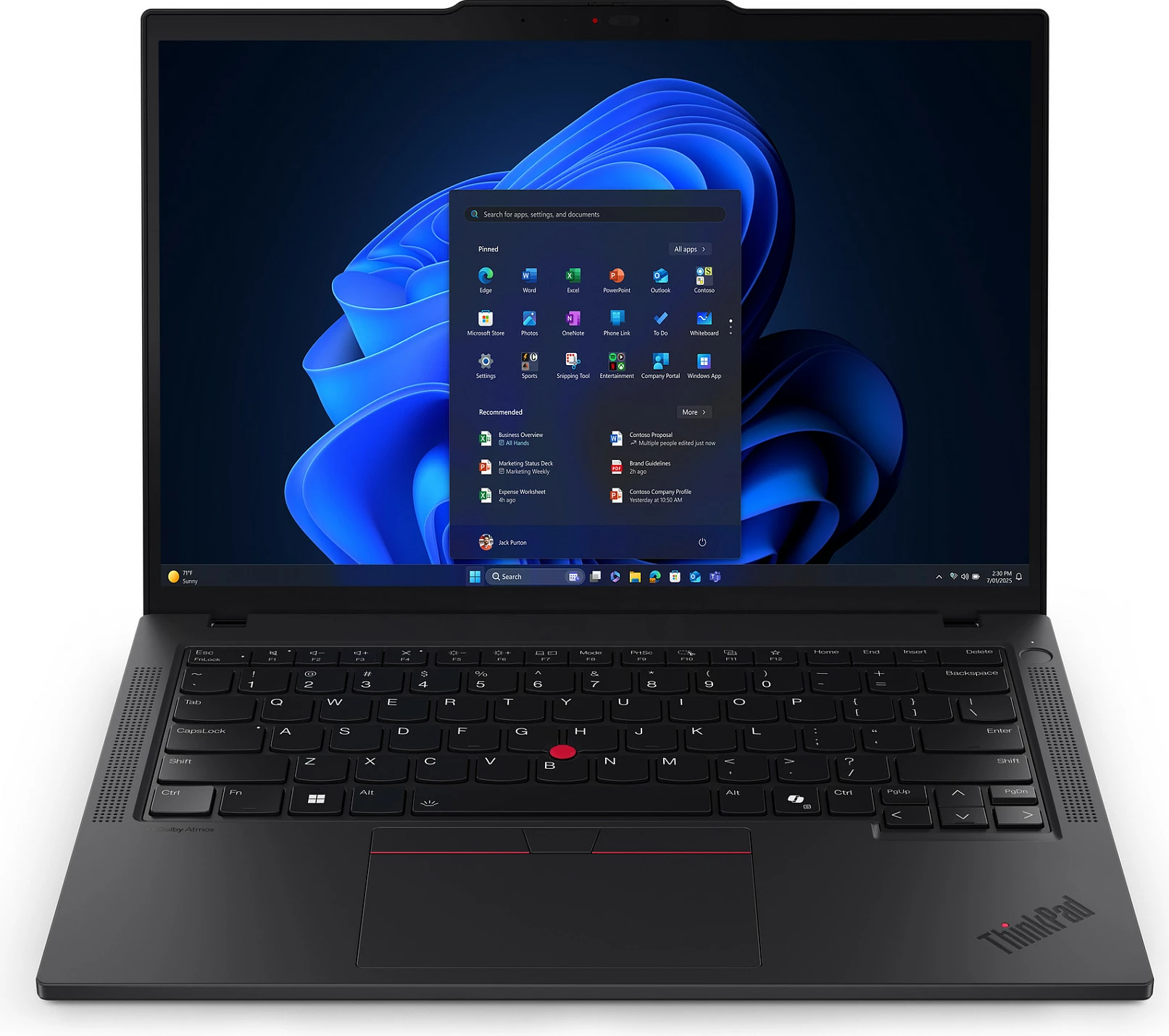 Laptop Lenovo ThinkPad T14 G6 21QG, Core Ultra 5 228V, 32GB RAM Memorje, 1TB SSD, 14" 1920x1200, Windows 11 Pro, i zi