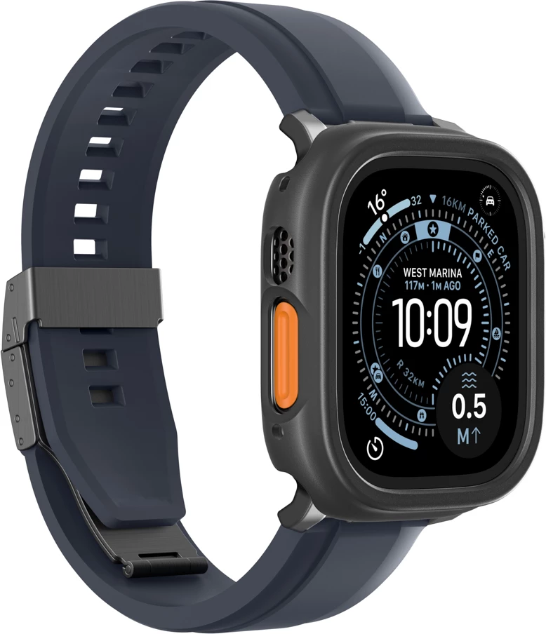 Mbështjellës mbrojtës për Smartwatch, AmazingThing, Minimal Case, për Apple Watch Ultra 3 49 mm, i zi