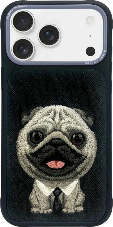 Kover për iPhone Nimmy Big Eyed Pet 2.0 Dog, e zezë