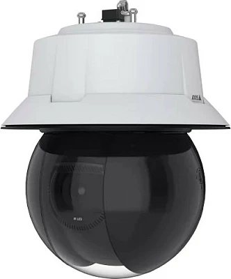 Kamerë sigurie IP PTZ Axis Q6325-LE, 2MP, 31x zoom optik, IR natë, brenda/jashtë, bardhë me kupolë të zezë