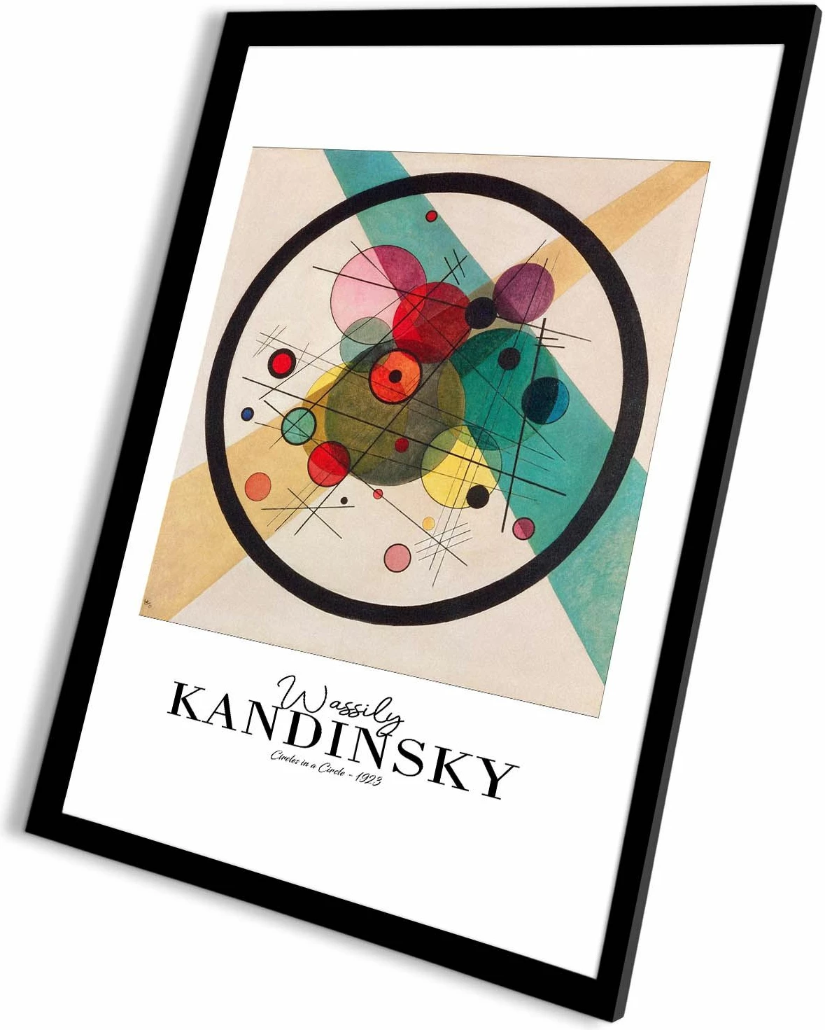 Pikturë dekorative me kornizë, Wallity, 4262SYHKANDINSKY-008